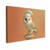 Kerkuil - Koksmuts - Oranje - Vogel canvas 2cm klein -z3d