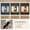 Geometrische - Vormen - Wit Light Box met batterij (Wandlamp) middel -USP_lichtkleurNL