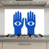 Handen - Twee - Ogen - Blauw keuken achterwand spatscherm klein -3d_website