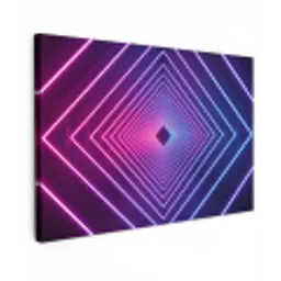 Driedimensionaal - Tunnel - Ruimte canvas 2cm klein -z3d
