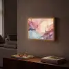 Marmer - Kleurrijk Light Box met batterij (Wandlamp) middel -sfeer1