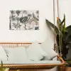 Retro - Jungle - Natuur - Dieren tuinposter los doek klein -sfeer7