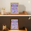Regenbogen - Bloemen - Kleurrijk - Wolken Light Box met kabel (Kinderlampje) klein -sfeer3_kind