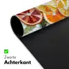 Schijfjes - Fruit - Oranje - Mozaïek Muismat XXL klein -sfeer2