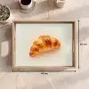 Croissant - Brood - Beige Dienblad Rechthoek middel -USP_Formaat