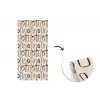 Lijnen - Beige - Patroon - Donkerbruin fotobehang vinyl groot 64 -3d