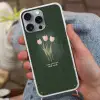 Tulpen - Roze - Tekst - Love Hoesje iPhone 16 Pro Max met koord klein -sfeer3