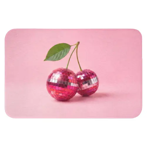 Disco - Kersen - Roze Badmat klein -3d