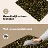 Spat - Waterverf - Geel - Zwart Inductie beschemer met haakjes klein 777 -ky-schoon-nl