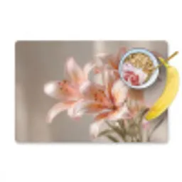 Lelies - Meeldraden - Roze - Wazig Placemat vinyl groot -zzzproduct_Kitchenyeah-website