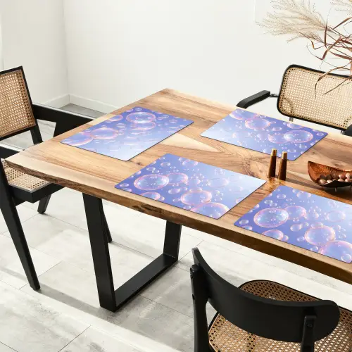 Pastel - Bubbels - Dromerig Placemat vinyl groot -zzsfeer4_Kitchenyeah-website