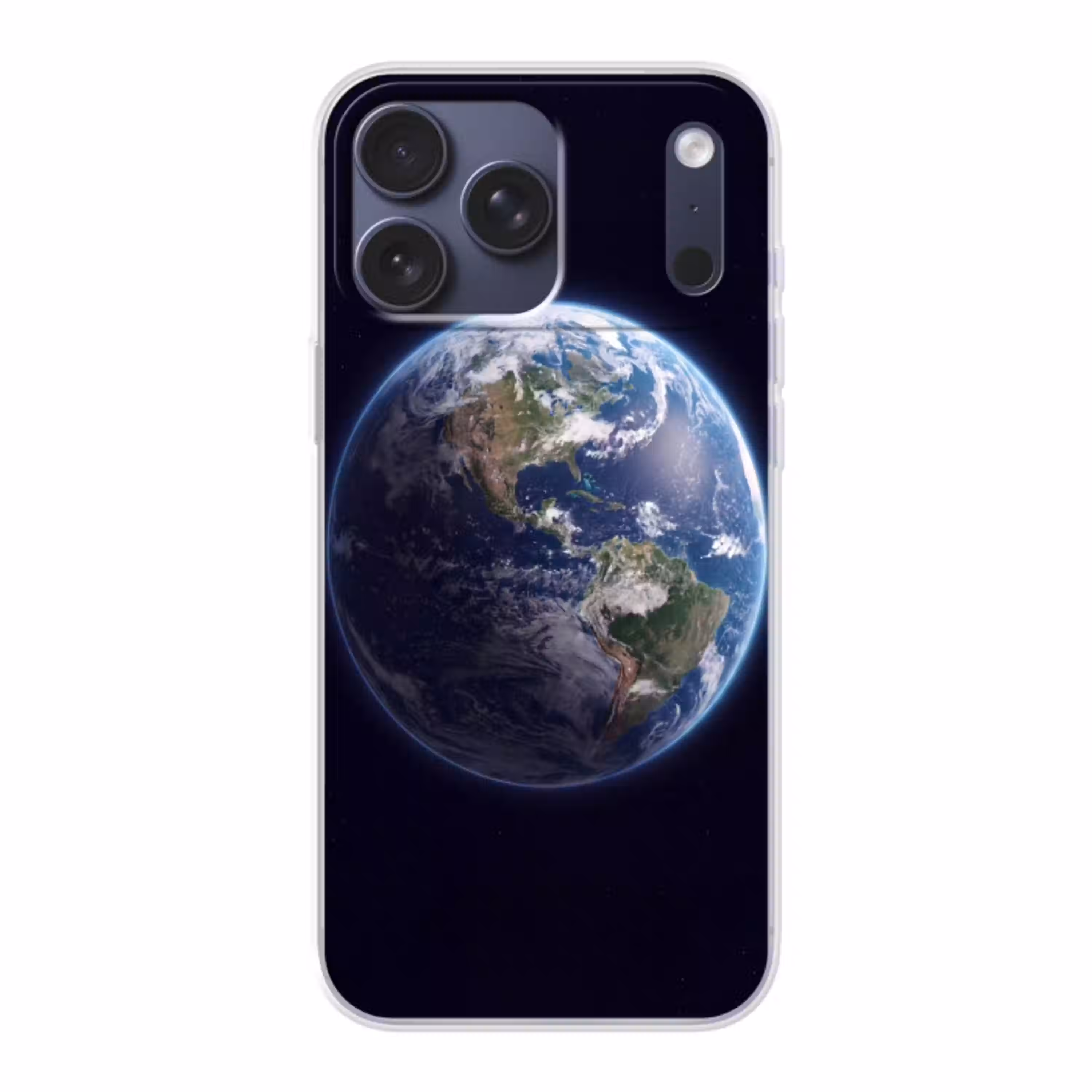 Aarde - Ruimte - Kosmos Telefoonhoesje iPhone 17 Pro Max klein -3d
