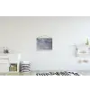 Leisteen - Beton - Retro - Structuren - Grijs - Rustiek textielposter latten blank klein -kinderkamer