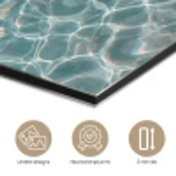 Badeend - Zwemband - Geel aluminium wit klein -closeup_NL