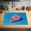 Taart - Edelstenen - Glitters - Roze Inductie beschermer vinyl 3mm klein -sfeer5