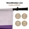 Cocktail - Paars - Minimalistisch - Citroen Wandkleed katoen klein -sfeer2