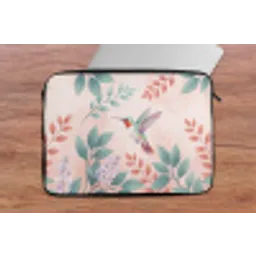 Kolibrie - Vliegen - Natuur - Illustratie - Kleurrijk laptophoes neopreen klein -tafel