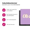 Oh darling - Hart - Paars Inductie beschermer vinyl 3mm klein -wsfeer2_website