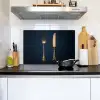 Bestek - Donkerblauw - Goud Inductie beschemer met haakjes klein -sfeer2