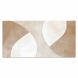 Bruin - Japandi - Abstract Muismat XXL klein -3d_leeg