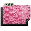 Roze - Schuim - Bubbels Inductie beschemer met haakjes klein -3d