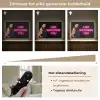 Man - Tekst - Neon Light Box met batterij (Wandlamp) middel -USP_dimbaarNL