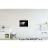 Honkbal - Wit - Vliegt textielposter latten blank klein -kinderkamer
