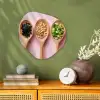 Ingrediënten - Lepels - Hout - Roze Wandcirkel Organisch Forex 3mm klein -sfeer2