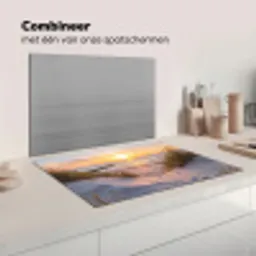 Strand - Zonsondergang - Natuur - Landschap Inductie beschermer vinyl 3mm klein -wsfeer7_website