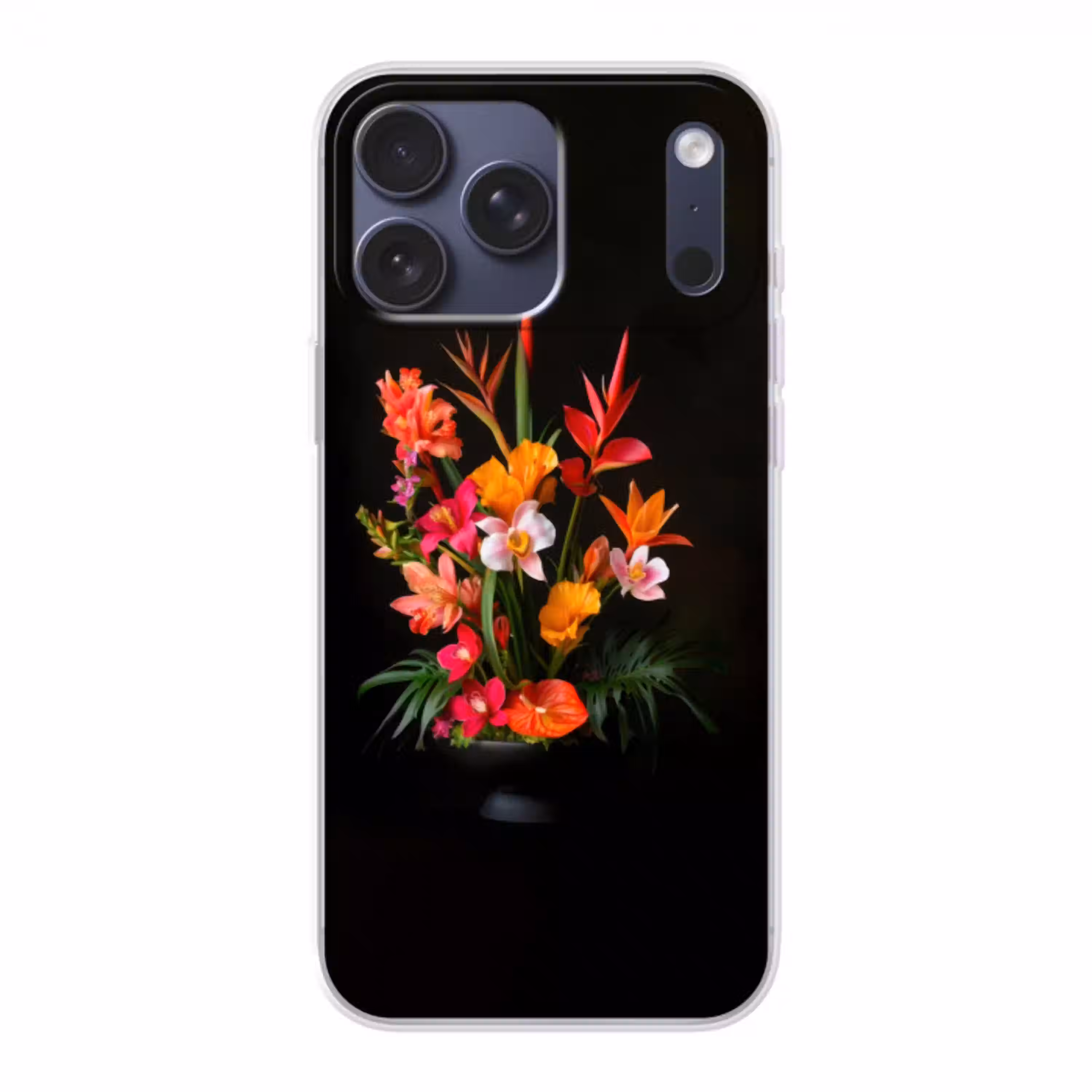 Boeket - Bloemen - Exotisch Telefoonhoesje iPhone 17 Pro Max klein -3d