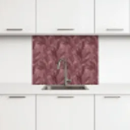 Bladeren - Patroon - Paars keuken achterwand 2 middel 865 -3d