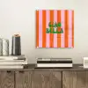 Strepen - Oranje - Verticaal - Ciao bella plexiglas 5mm klein -sfeer1