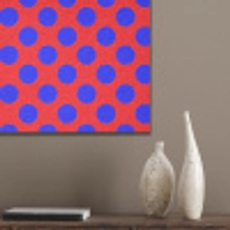 Dots - Klassiek - Rood PET vilt klein 837 -sfeer6_closeup