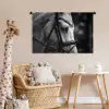 Paard - Schimmel - Portret Wandkleed katoen middel -wsfeer5_kind