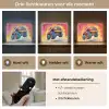 Monstertruck - Auto - Jongens - Kleurrijk Light Box met batterij (Wandlamp kind) middel -USP_lichtkleurNL