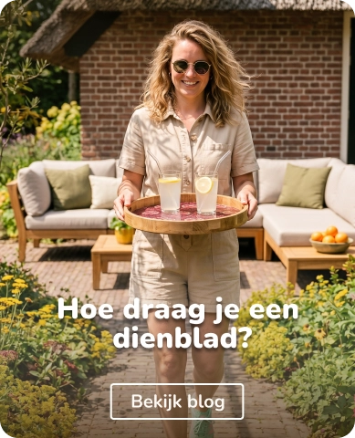 Hoe draag je een dienblad 