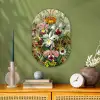Planten - Natuur - Bloemen - Ernst Haeckel Wandcirkel Ovaal Forex klein -sfeer2