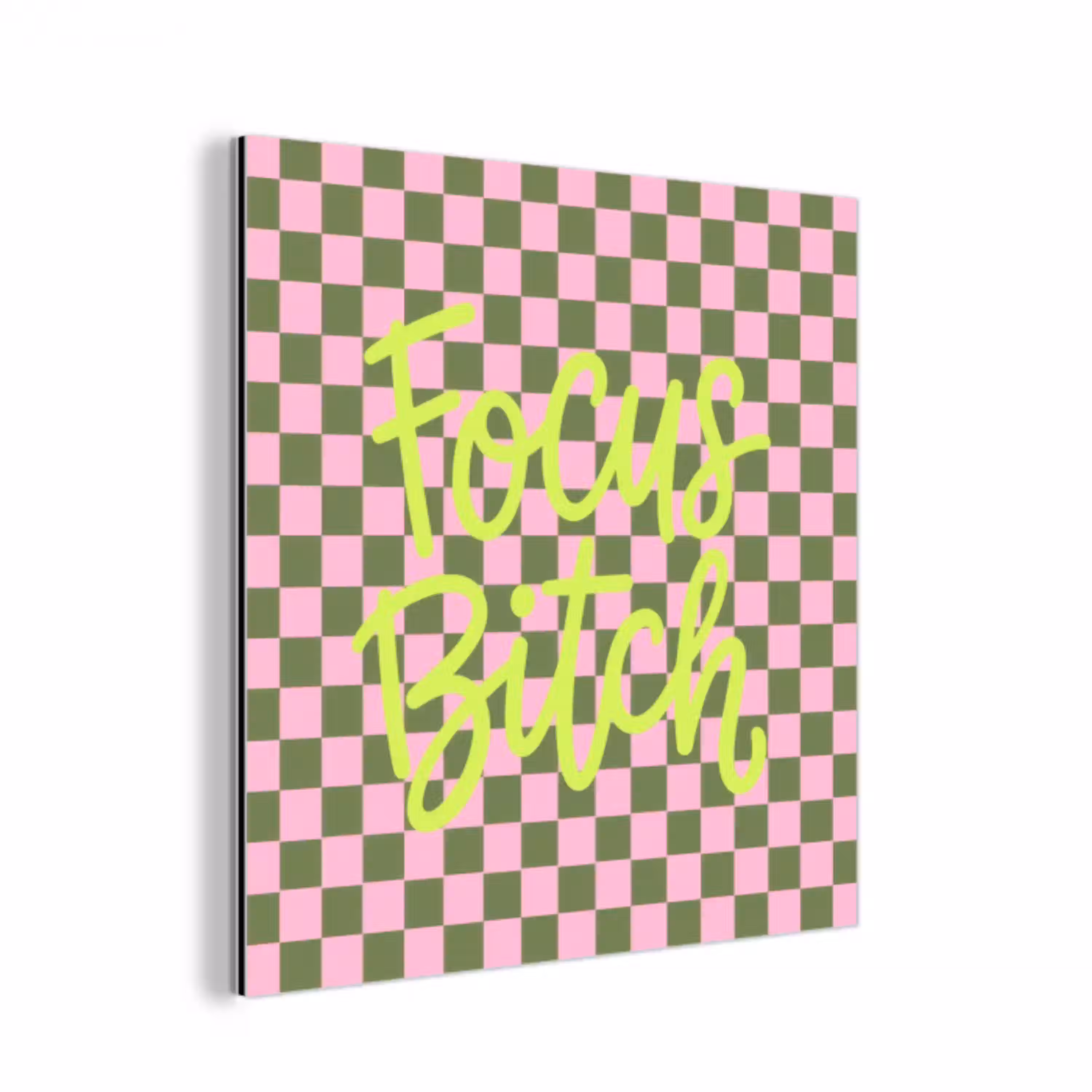 Focus - Vakken - Roze aluminium wit klein -3d
