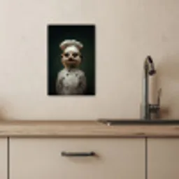 Dier - Kok - Stokstaartje KitchenYeah - Keuken - Canvas klein -sfeer2