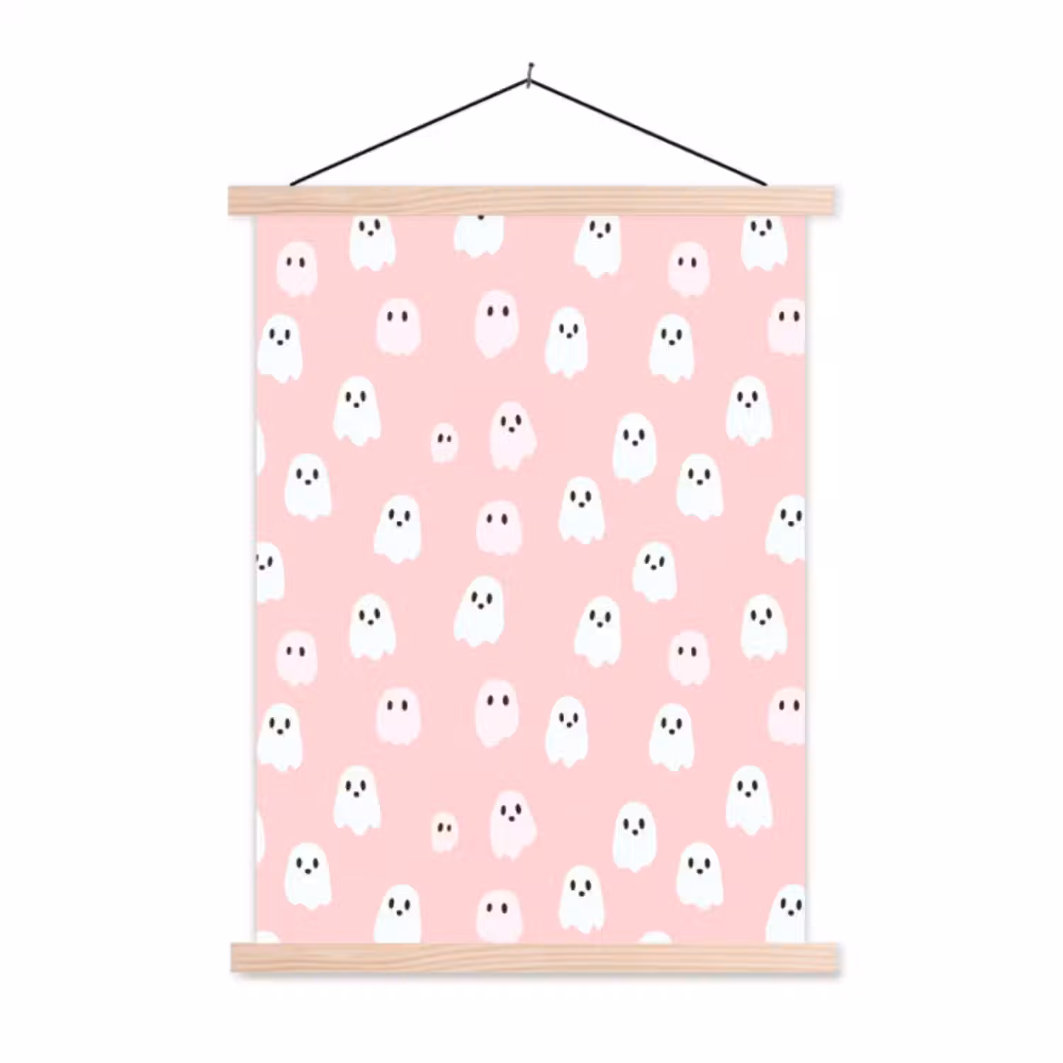 Hanging Poster - Spooks - Pattern - Pink