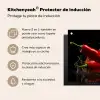 Peper - Rood - Zwart - Water - Groente Inductie beschermer vinyl 3mm middel -zzzzzzusp-haakje_ES