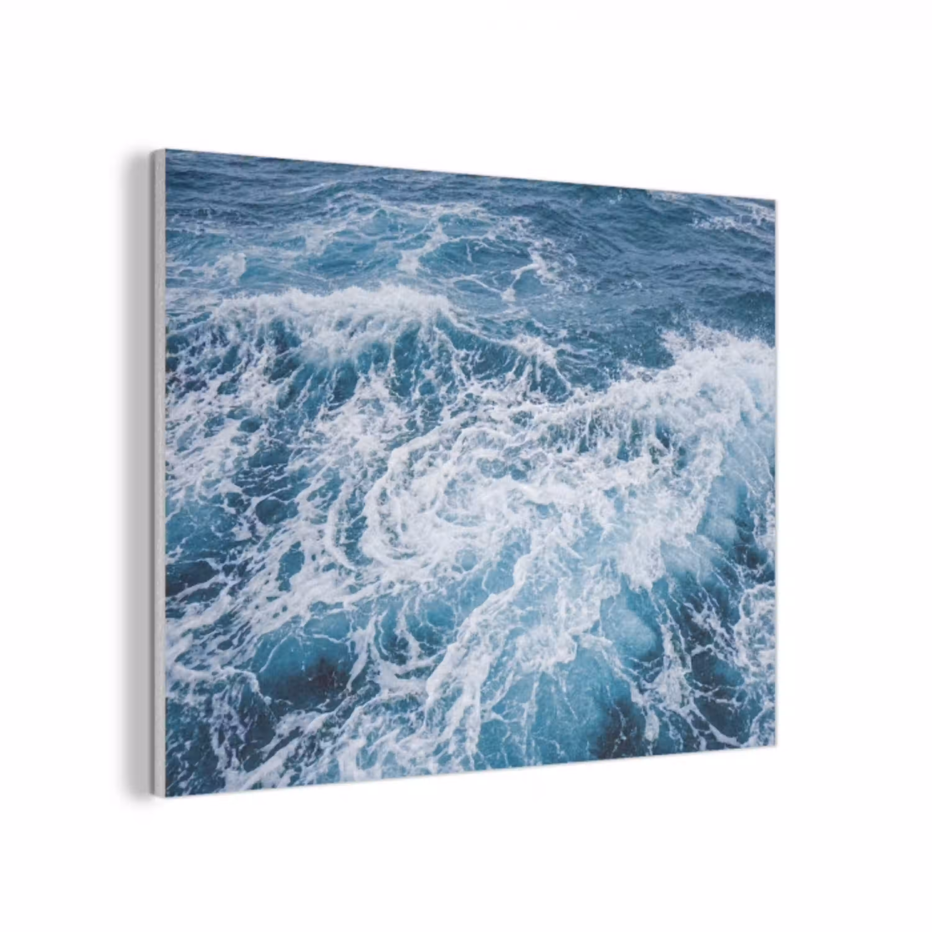 Golven - Oceaan - Blauw PET vilt klein -3d