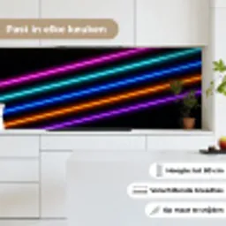 Esthetiek - Retro - Neon keuken achterwand 2 middel -sfeer4_NL