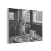 Kat - Koffie - Brood - Zwart PET vilt klein -3d