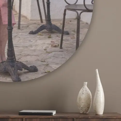Ochtendjas - Krulspelden - Roze Akoestische PET Vilt - Rond klein -sfeer5_closeup