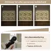 Modern - Geometrisch - Goud Light Box met batterij (Wandlamp) middel 907 -USP_dimbaarNL