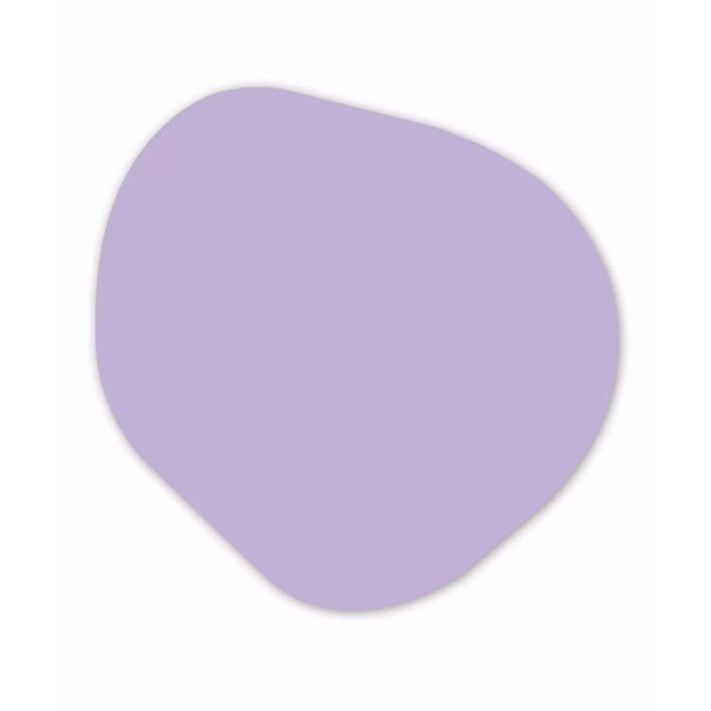 Pastel - Lilac - Paars Wandcirkel Organisch Aluminium middel 851 -3d