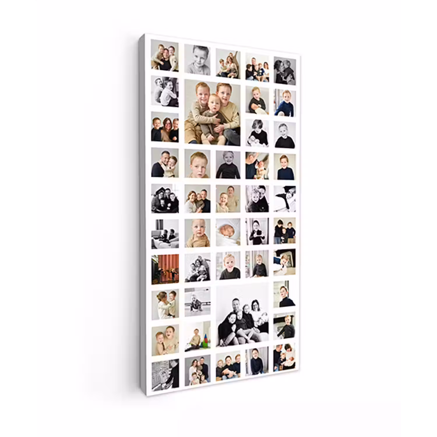 Canvas collage - Staand - 44 foto's