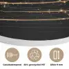 Magisch - Kerstboom - Lichtspiralen - Zwart Akoestische PET Vilt - Rond klein -closeup_NL