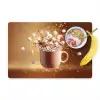 Chocomelk - Drinken - Warm - Bruin Placemat vinyl groot -zzzproduct_Kitchenyeah-website